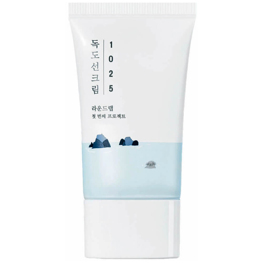 Солнцезащитный крем для чувствительной кожи с морской водой Round Lab 1025 Dokdo Sunscreen SPF50+ PA++++