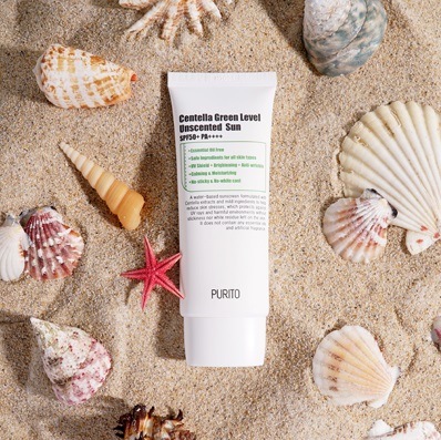 Солнцезащитный крем с центеллой азиатской PURITO Centella Green Level Unscented Sun SPF50