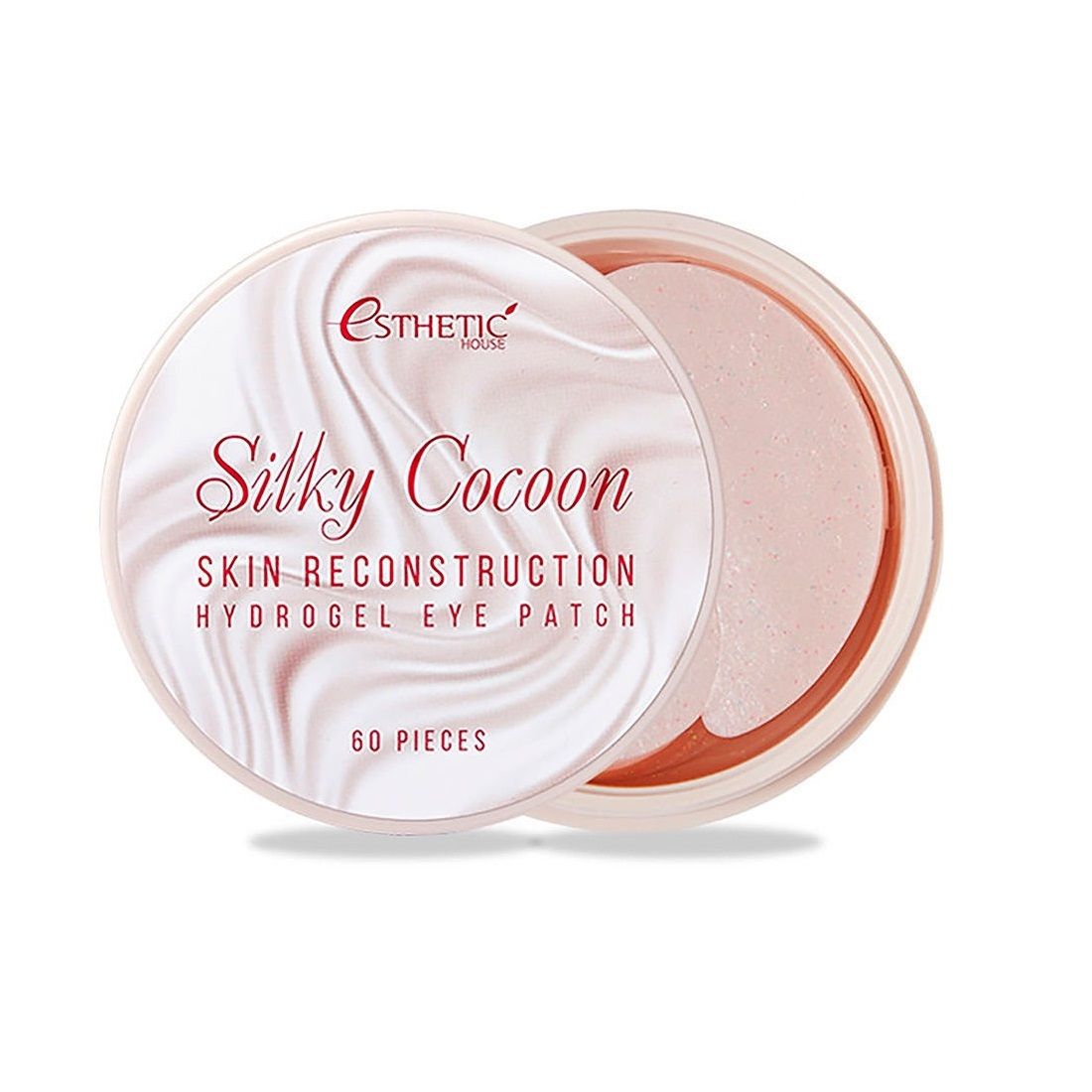 Антивозрастные патчи с протеинами шелкопряда Esthetic House Silky Cocoon Hydrogel Eye Patch