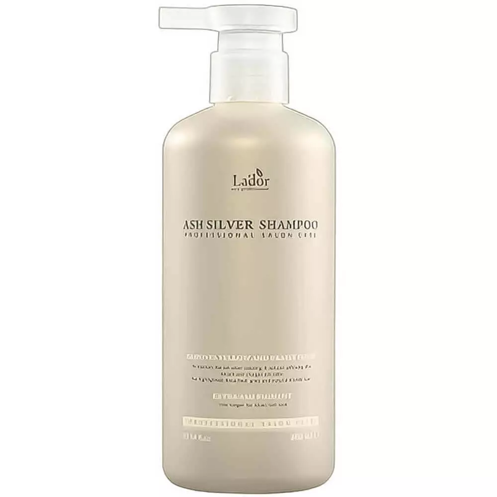 Увлажняющий оттеночный шампунь для светлых волос Lador Ash Silver Shampoo